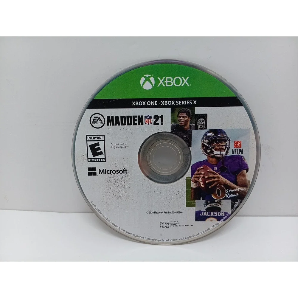 Xbox 1 Madden 21 Football Game, Disc ONLY